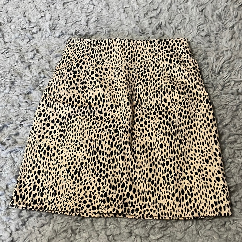 Brandy cheetah skirt